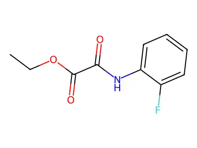 Ethyl 2-((2-fluorophenyl)amino)-2-oxoacetate structure