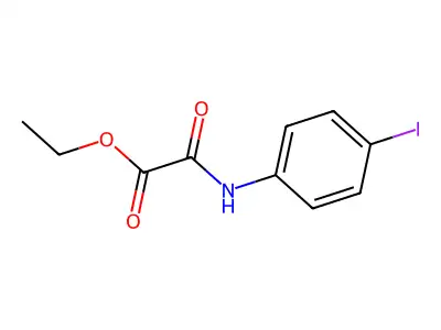 Acetic acid, [(4-iodophenyl)amino]oxo-, ethyl ester structure