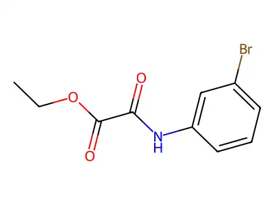Ethyl2-(3-bromophenylamino)-2-oxoacetate structure