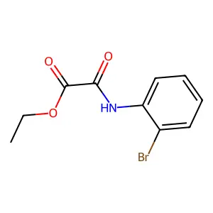 Ethyl [(2-bromophenyl)carbamoyl]formate structure