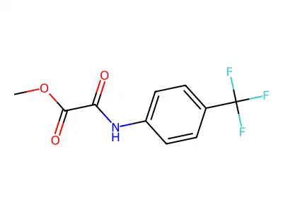 Methyl 2-oxo-2-[4-(trifluoromethyl)anilino]acetate structure