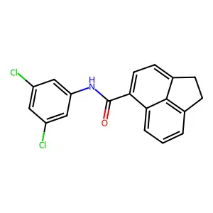 N-(3,5-dichlorophenyl)-1,2-dihydroacenaphthylene-5-carboxamide structure