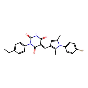 C25H22BrN3O3 structure