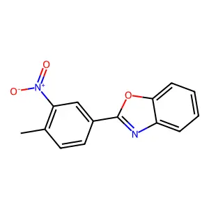 2-(4-Methyl-3-nitrophenyl)-1,3-benzoxazole structure
