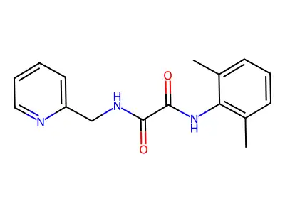 N1-(2,6-dimethylphenyl)-N2-(pyridin-2-ylmethyl)oxalamide structure