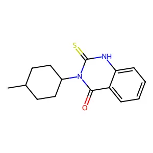 2-Mercapto-3-(4-methylcyclohexyl)quinazolin-4(3H)-one structure