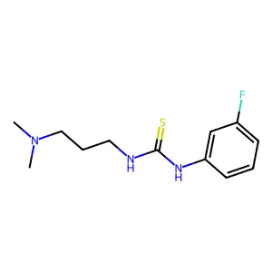 1-[3-(Dimethylamino)propyl]-3-(3-fluorophenyl)thiourea structure