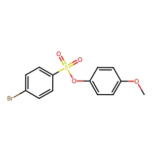 (4-Methoxyphenyl) 4-bromobenzenesulfonate structure