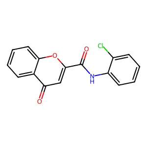 N-(2-chlorophenyl)-4-oxo-4H-chromene-2-carboxamide structure