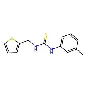 1-(3-Methylphenyl)-3-(thiophen-2-ylmethyl)thiourea structure
