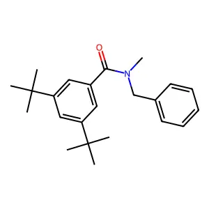 N-benzyl-3,5-ditert-butyl-N-methylbenzamide structure
