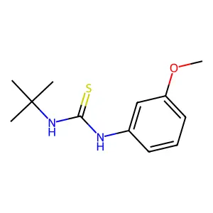 1-Tert-butyl-3-(3-methoxyphenyl)thiourea structure
