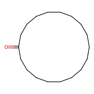 Cyclooctadecanone structure