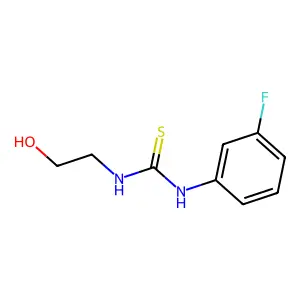 1-(3-Fluorophenyl)-3-(2-hydroxyethyl)thiourea structure