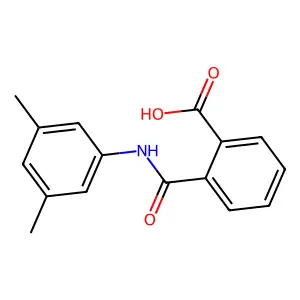 2-((3,5-Dimethylanilino)carbonyl)benzoic acid structure