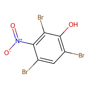 2,4,6-Tribromo-3-nitrophenol structure