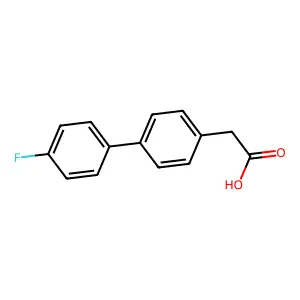 2-[4-(4-fluorophenyl)phenyl]acetic Acid structure
