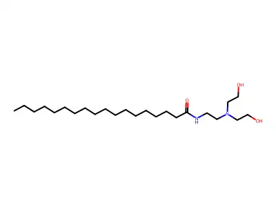 Octadecanamide, N-[2-[bis(2-hydroxyethyl)amino]ethyl]- structure