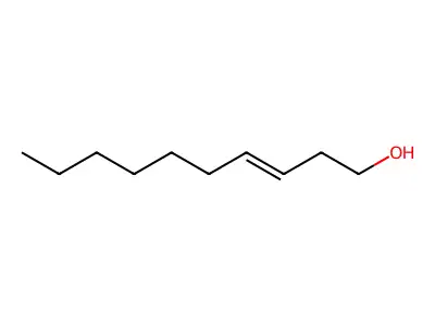 3-Decen-1-ol, (3E)- structure