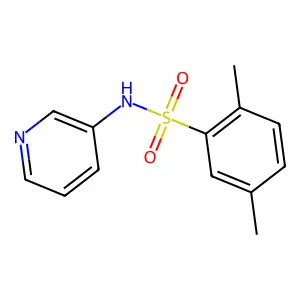 2,5-dimethyl-N-(3-pyridinyl)benzenesulfonamide structure