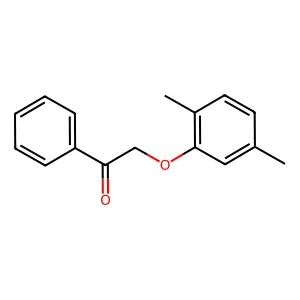2-(2,5-Dimethylphenoxy)-1-phenylethanone structure