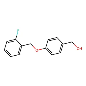 (4-[(2-Fluorophenyl)methoxy]phenyl)methanol structure