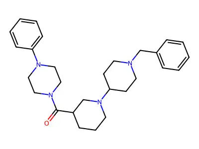 [1-(1-Benzylpiperidin-4-yl)piperidin-3-yl]-(4-phenylpiperazin-1-yl)methanone structure