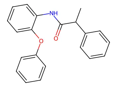 N-(2-phenoxyphenyl)-2-phenylpropanamide structure