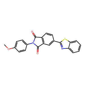 5-(1,3-Benzothiazol-2-yl)-2-(4-methoxyphenyl)isoindole-1,3-dione structure