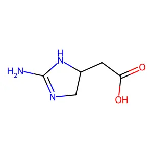 1H-Imidazole-4-acetic acid, 2-amino-4,5-dihydro- structure