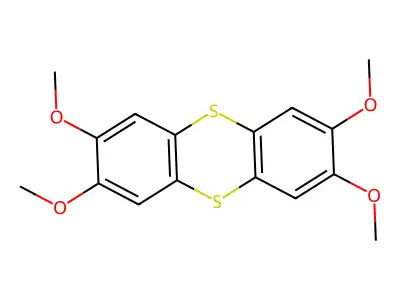 2,3,7,8-Tetramethoxythianthrene structure