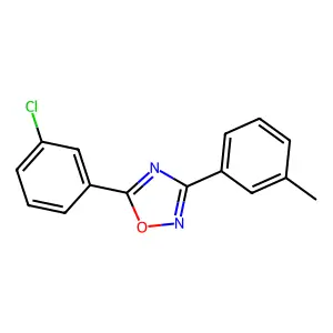 5-(3-Chlorophenyl)-3-(3-methylphenyl)-1,2,4-oxadiazole structure