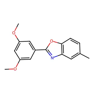 2-(3,5-Dimethoxyphenyl)-5-methyl-1,3-benzoxazole structure