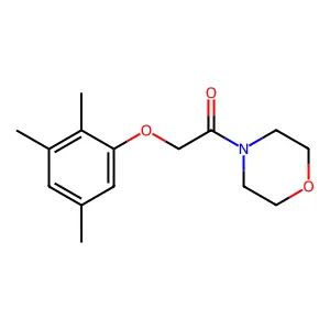 1-Morpholin-4-yl-2-(2,3,5-trimethylphenoxy)ethanone structure
