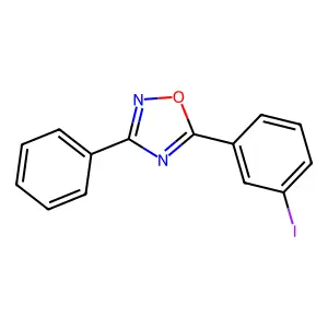 5-(3-Iodophenyl)-3-phenyl-1,2,4-oxadiazole structure