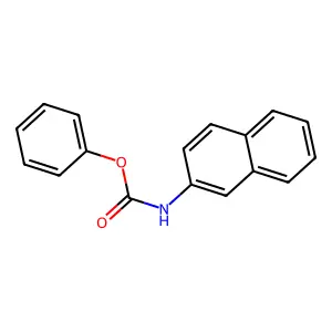 Phenyl 2-naphthylcarbamate structure