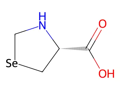 Selenaproline structure
