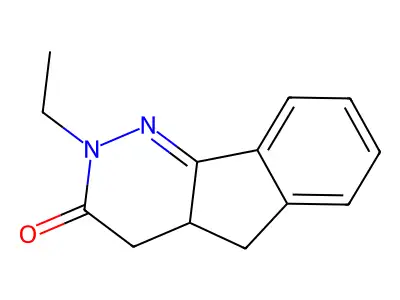 2-Ethyl-2,3,4,4a-tetrahydro-5H-indeno(1,2-c)pyridin-3-one structure