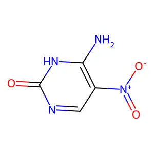 6-Amino-5-nitro-1,2-dihydropyrimidin-2-one structure
