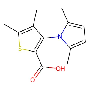 3-(2,5-dimethyl-1H-pyrrol-1-yl)-4,5-dimethylthiophene-2-carboxylic acid structure