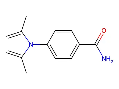 4-(2,5-Dimethylpyrrol-1-yl)benzamide structure