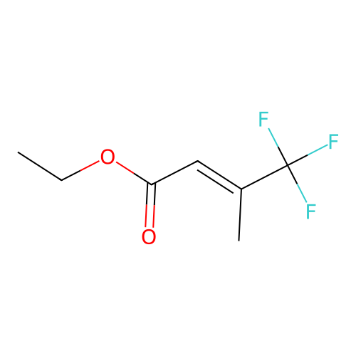 Ethyl 4,4,4-trifluoro-3-methylbut-2-enoate structure