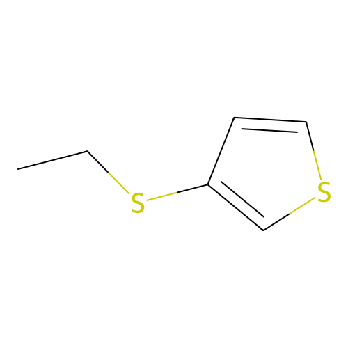 Thiophene, 3-ethylthio structure