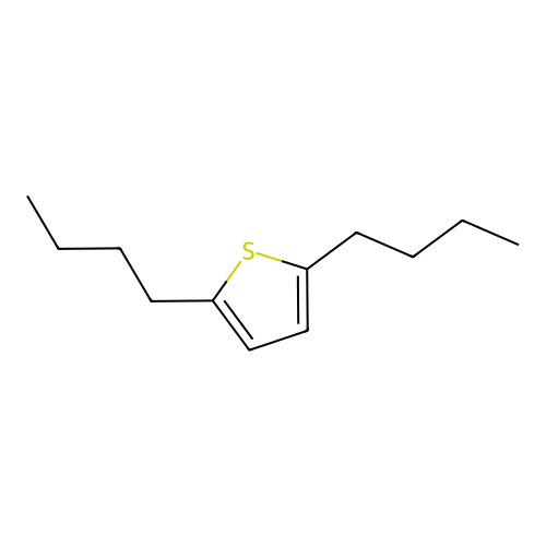 Thiophene, 2,5-dibutyl- structure