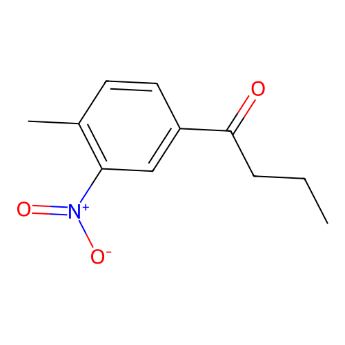 1-(4-Methyl-3-nitrophenyl)butan-1-one structure