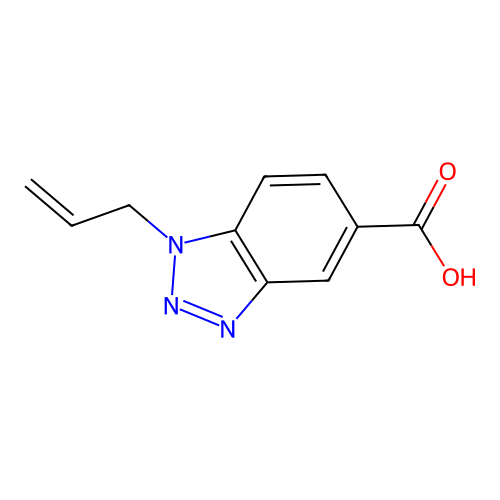 1-Allyl-1h-benzotriazole-5-carboxylic acid structure