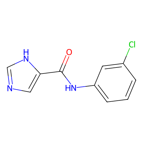 N-(3-chlorophenyl)-1H-imidazole-5-carboxamide structure