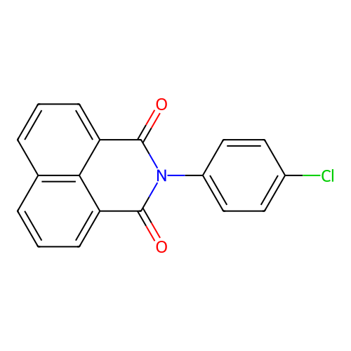 2-(4-Chloro-phenyl)-benzo[de]isoquinoline-1,3-dione structure