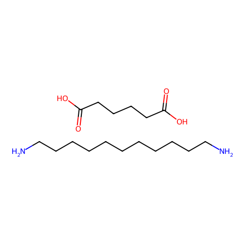 Hexanedioic acid, compd. with 1,11-undecanediamine (1:1) structure