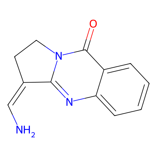 (Z)-3-(aminomethylene)-2,3-dihydropyrrolo[2,1-b]quinazolin-9(1H)-one structure